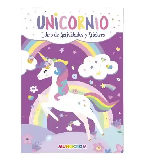 Libro De Actividades Y Stickers ¡unicornio!