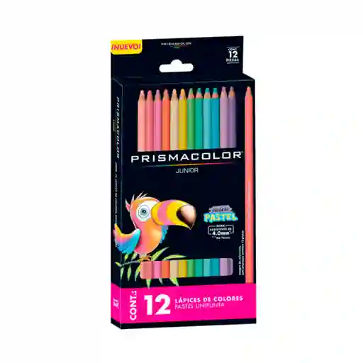 Lápices Prismacolor Junior 12 Colores Pasteles