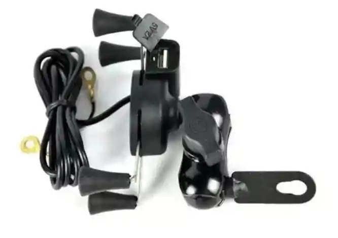 Soporte Con Cargador Usb Celular Para Moto Tipo X