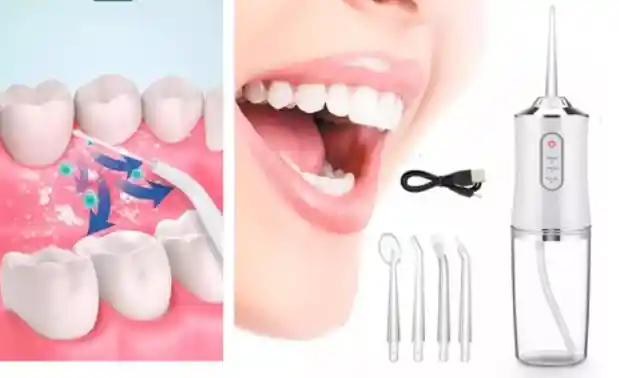 Irrigador Bucal Portátil Higiene Dental Limpiador