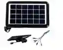 Cargador Panel Solar Portátil Celular Energía Solar Usb