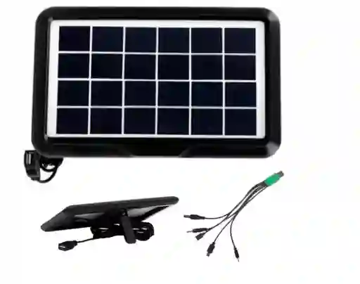 Cargador Panel Solar Portátil Celular Energía Solar Usb