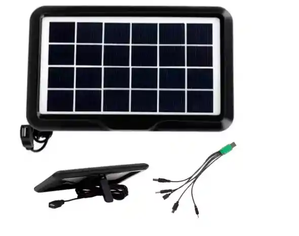 Cargador Panel Solar Portátil Celular Energía Solar Usb