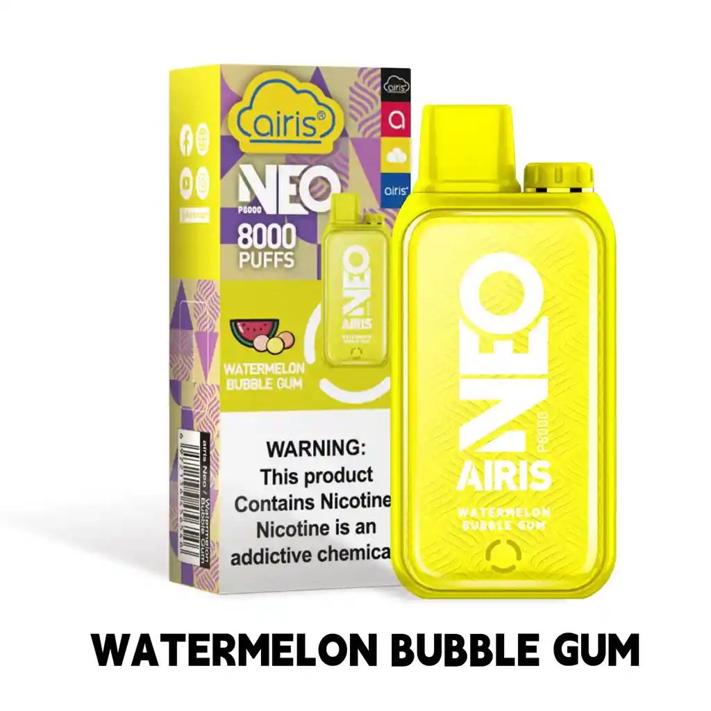 Vaper Watermelon Bubble Gum 8000 Puffs 5% - Airis Neo