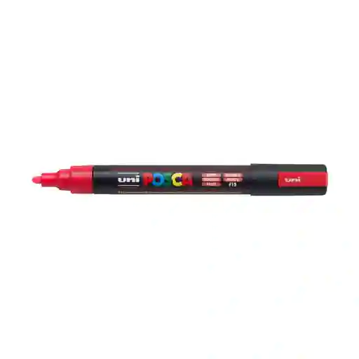 Marcador Acrilico Posca Pc-5m Rojo Fluorescente