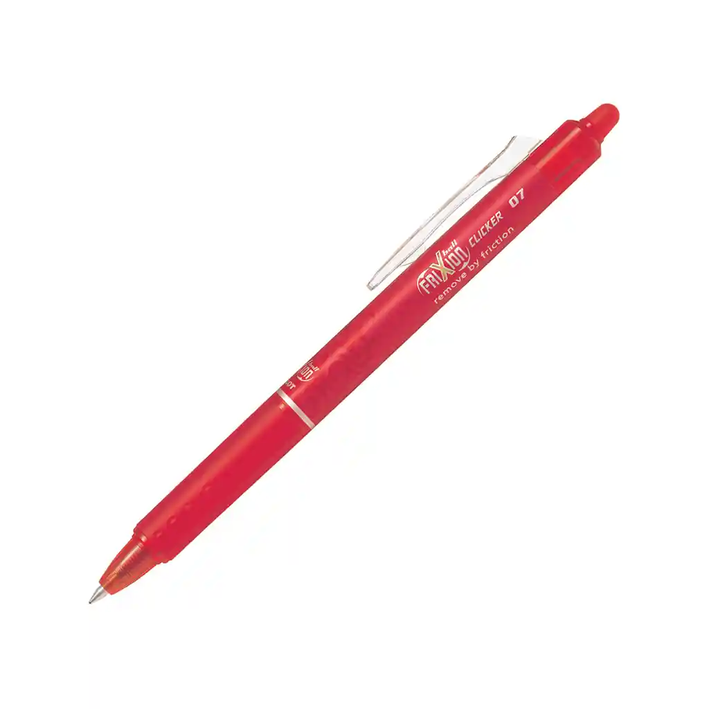 Lapiz Gel Pilot Frixion Clicker 07 Borrable Rojo