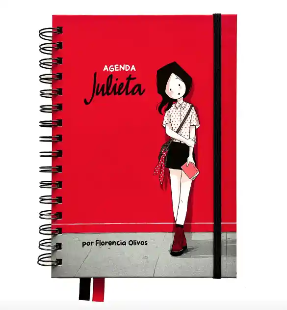 Agenda Julieta Tapa Roja