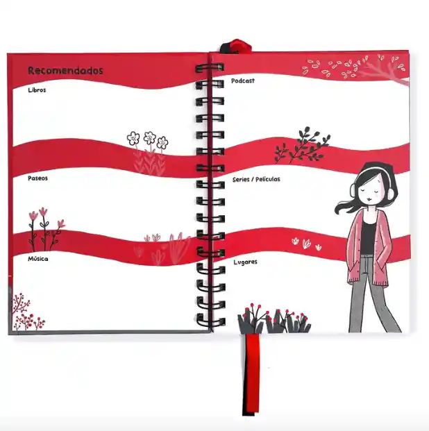 Agenda Julieta Tapa Roja