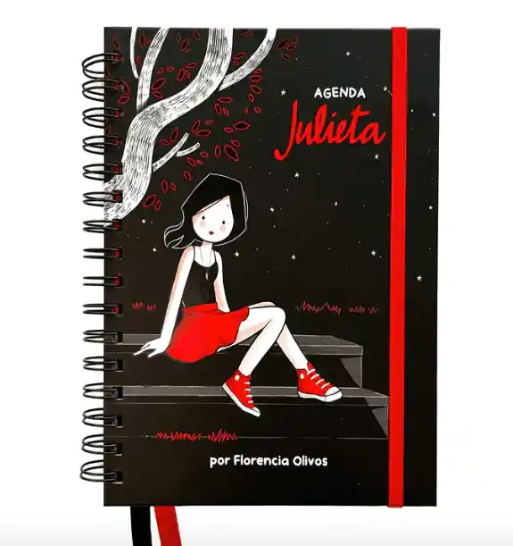 Agenda Julieta Tapa Negra