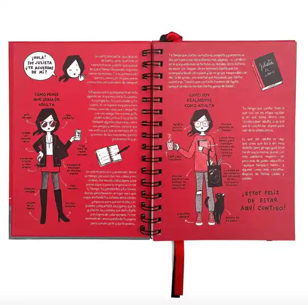 Agenda Julieta Tapa Negra