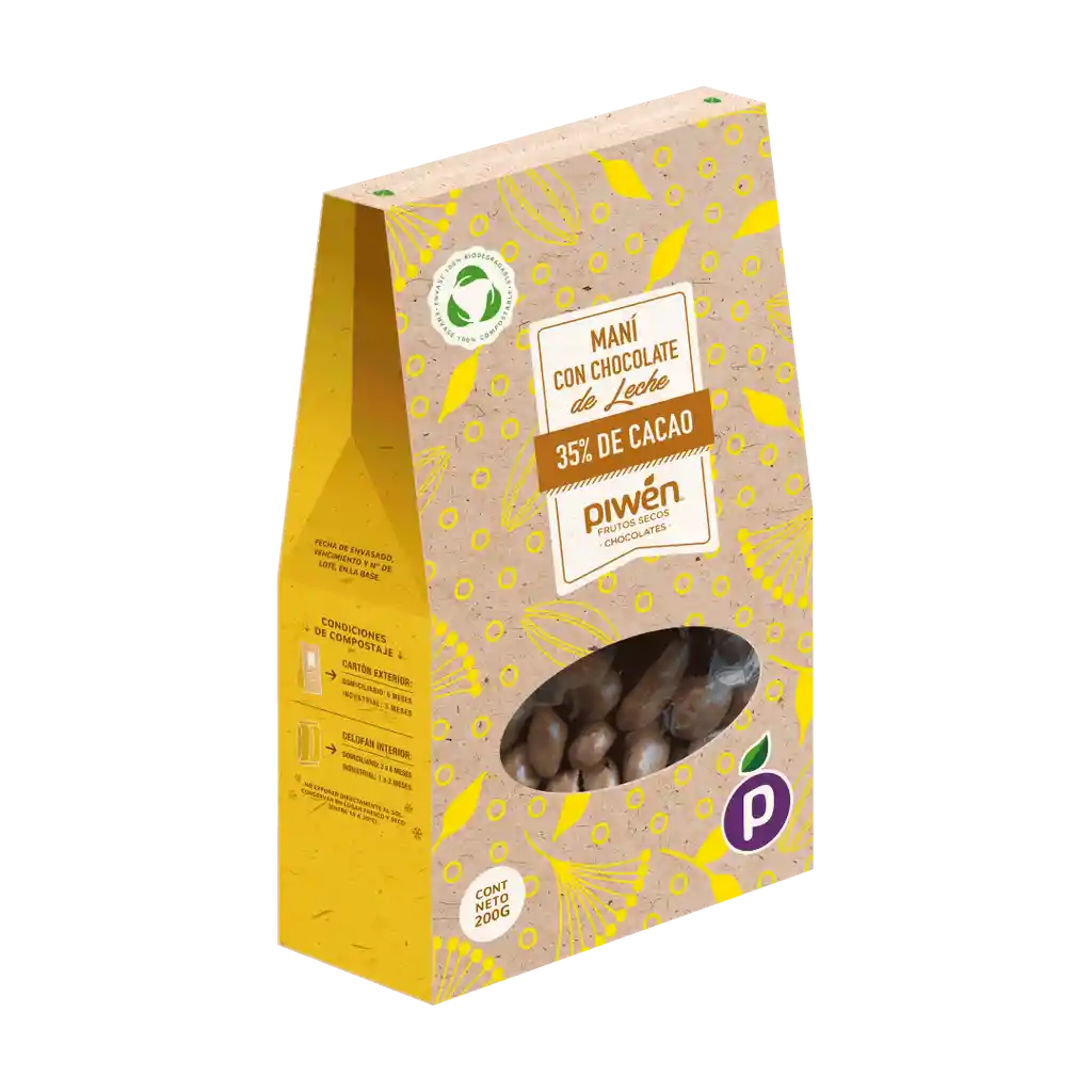 Piwen Mani Chocolate Leche 200g