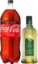 Alto 1,5 Lt + Coca Zero 3 Lt + Hielo