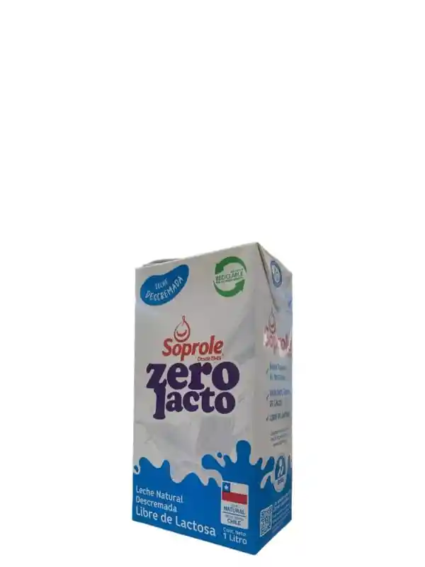 Leche Zero Lacteos Descremada Sin Lactosa Litro