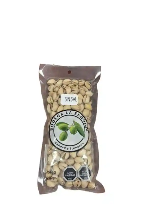 Pistachos S/sal Bodega - 200 Gr