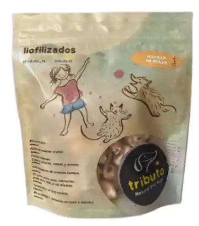 Tributo - Nudillos De Pollo Crudos Liofilizados Para Perros Y Gatos 100 G