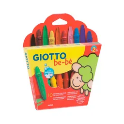 Set 10 Lápices De Cera Giotto Bebe