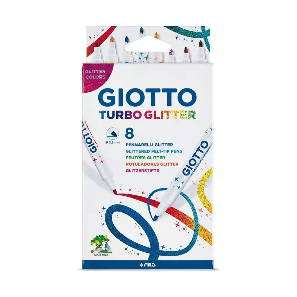 Marcador Giotto Turbo Glitter