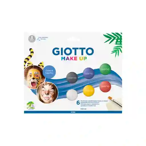 Set 6 Colores Pintacaritas Giotto Make Up