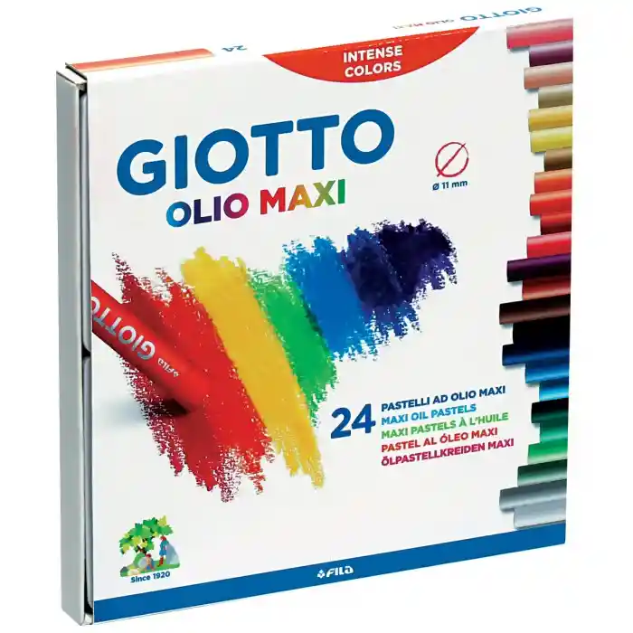 Olio Maxi Pastel Graso 24 Colores