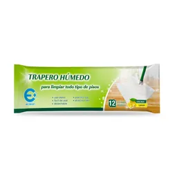 Trapero Humedo Desechable Aroma Limon