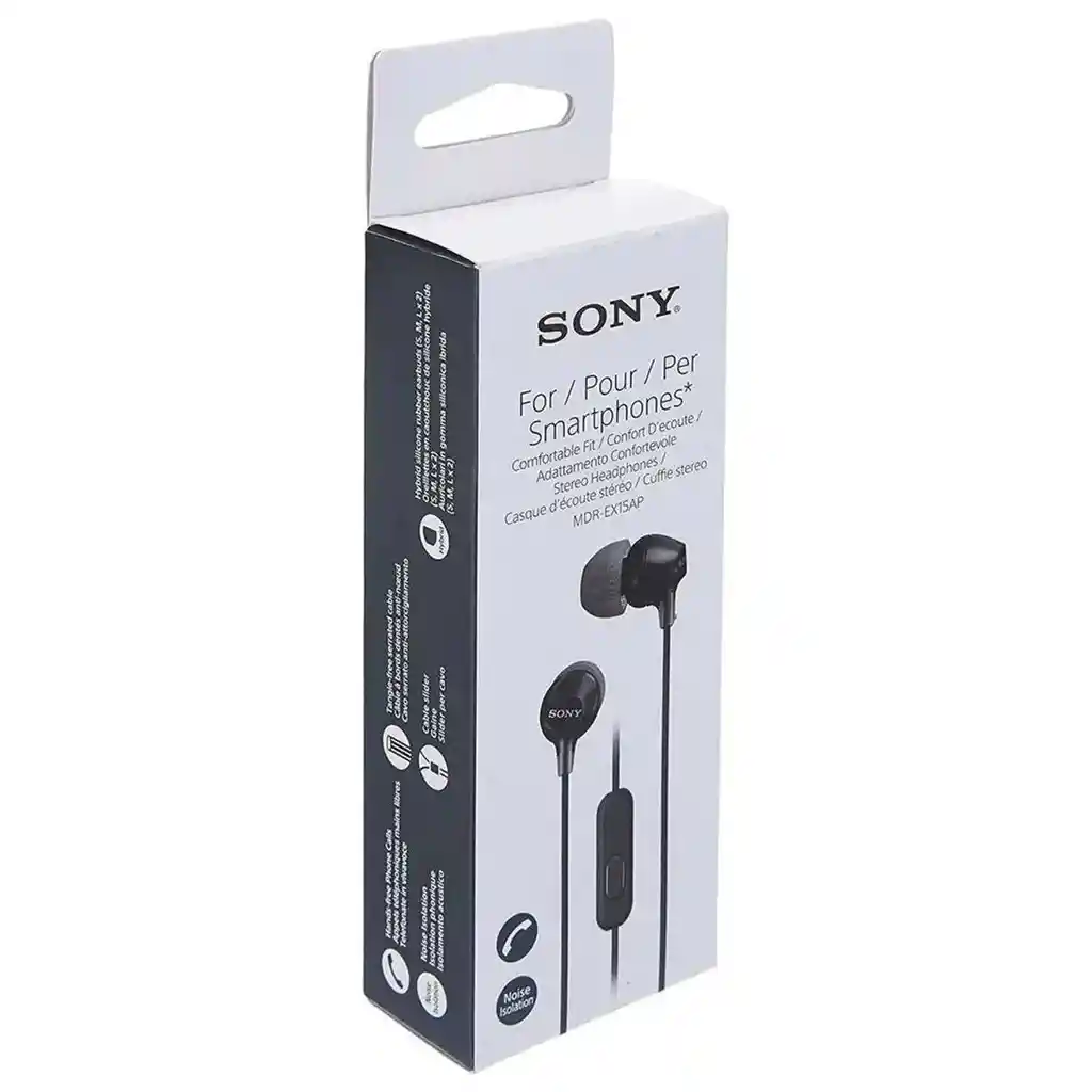 Audífonos Sony Mdr-ex15ap: Sumérgete En Un Sonido Cristalino Y Estilo Duradero