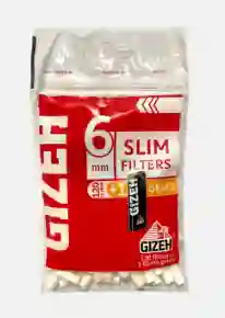 Filtro Gizeh Con Pegamento 6mm Slim 120 Filtros + Papelillos