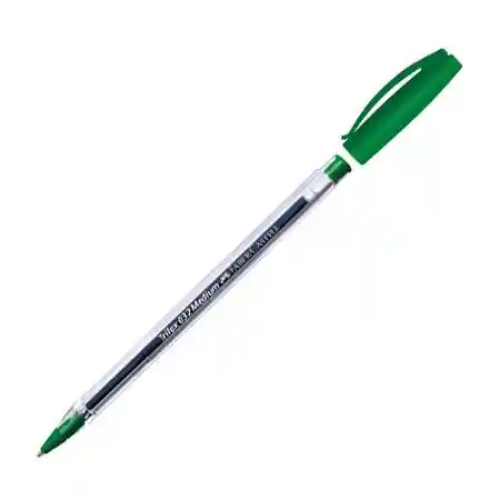 Boligrafo Trilux 032 Medium Verde Oscuro-faber Castell