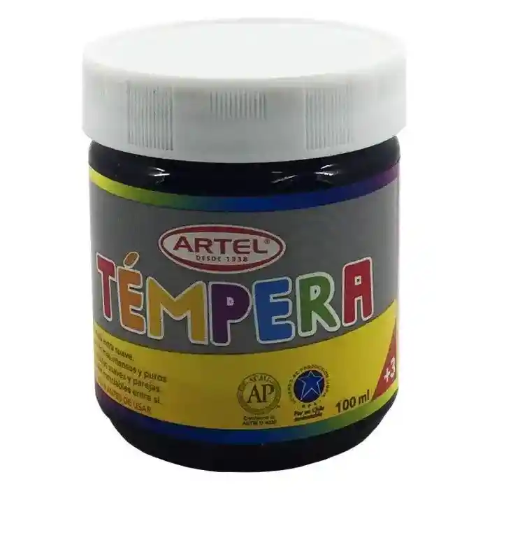 Tempera Negro 100 Ml