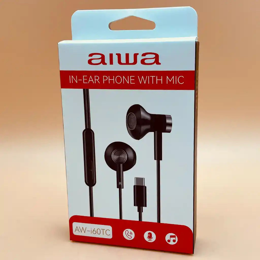 Audífonos Aiwa Tipo C Aw-i60tc