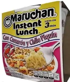 Sopa Maruchan Con Camarón Y Chile Piquin