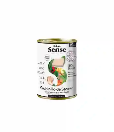 Dibaq Sense Adult Cochinillo De Segovia Con Manzana Y Zanahoria Lata 380g