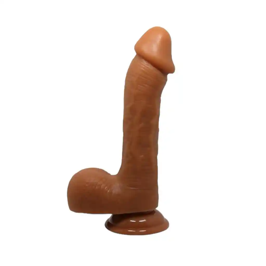 Johnson Dildo Realista Super Soft 22 Cm - Choco