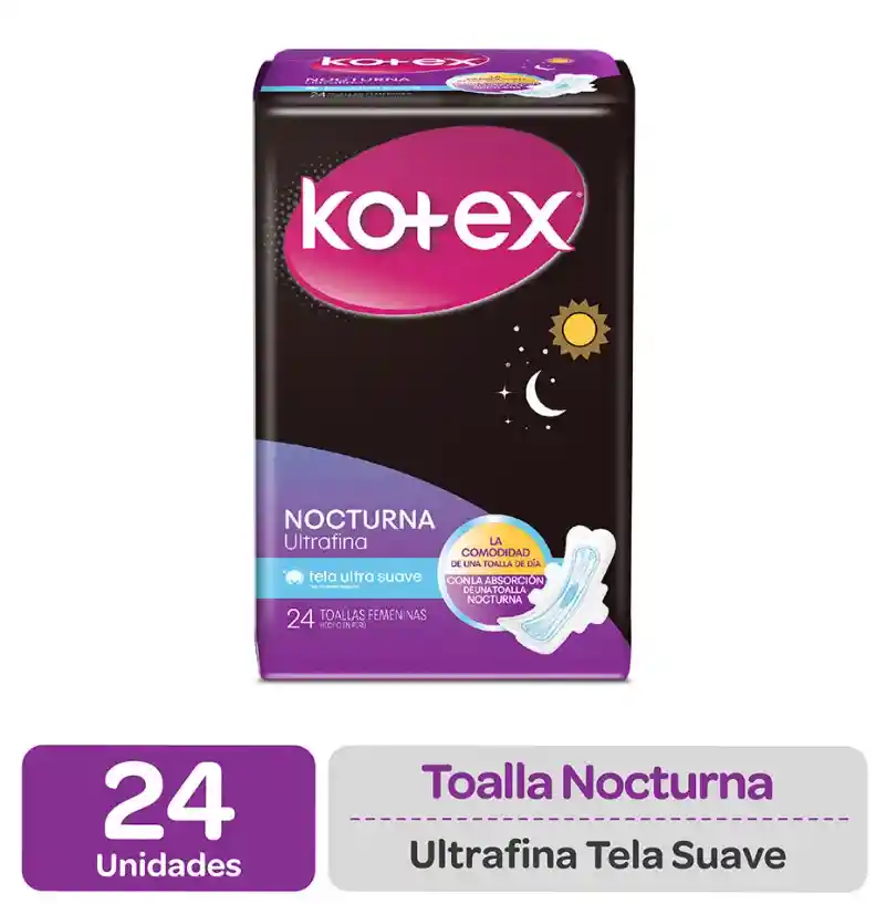 Kotex Nocturna Ultrafina X 24