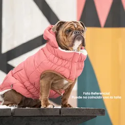 Gf Pet Parka Super Puff Pink Talla L