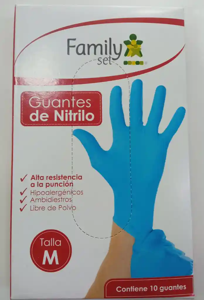 Guantes De Nitrilo Talla M