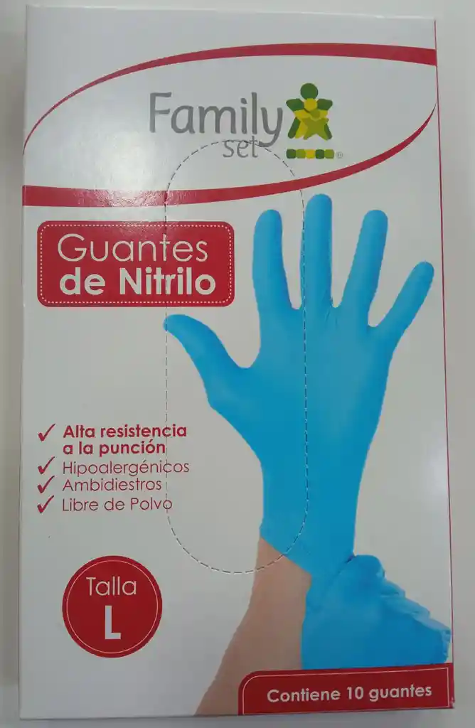 Guantes De Nitrilo Talla L