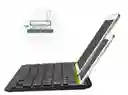 Teclado Bluetooth Recargable Con Soporte Para Tablet Celular