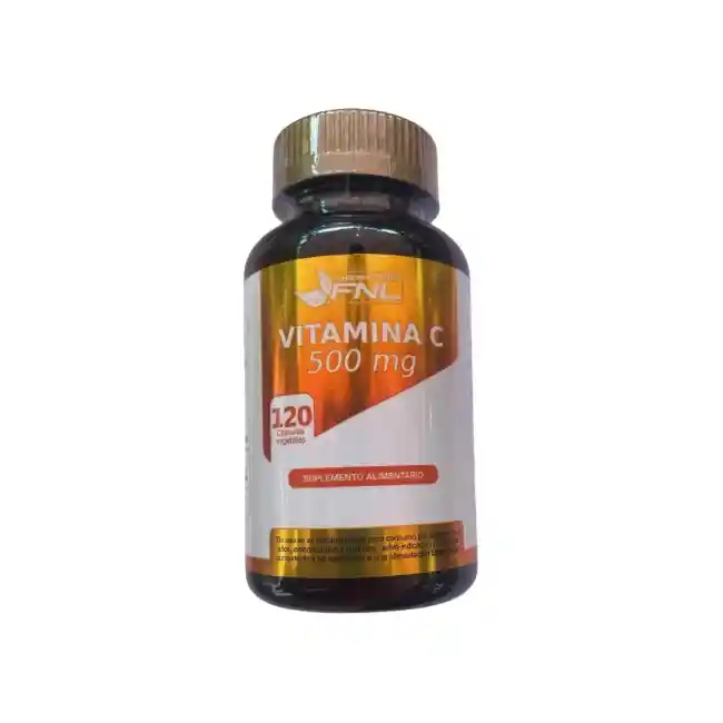 Vitamina C 500mg 120 Caps Laboratorio Fnl