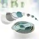 Juego De 8 Tazón Con Tazas Medidoras Multifunción