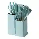 Set De 19 Utensilios Antiadherente De Silicona - Cocina