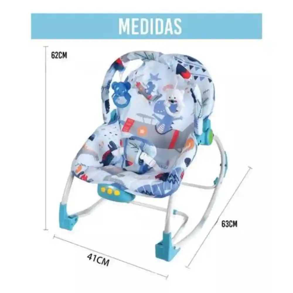 Silla Nido Mecedora Vibratoria Bebé Multifuncional Para Bebe