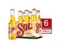 Sol Lager 330cc Pack X 6