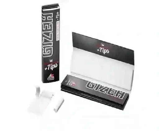 Papelillos Gizeh Black King Size + Tips