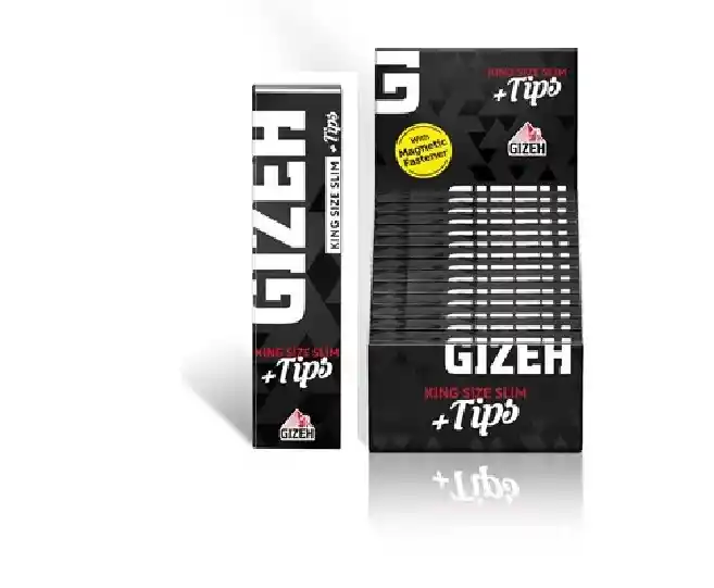 Papelillos Gizeh Black King Size + Tips