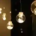 Cortina De 10 Bambalinas Led Cascada Luces Guirnalda 4 Mts