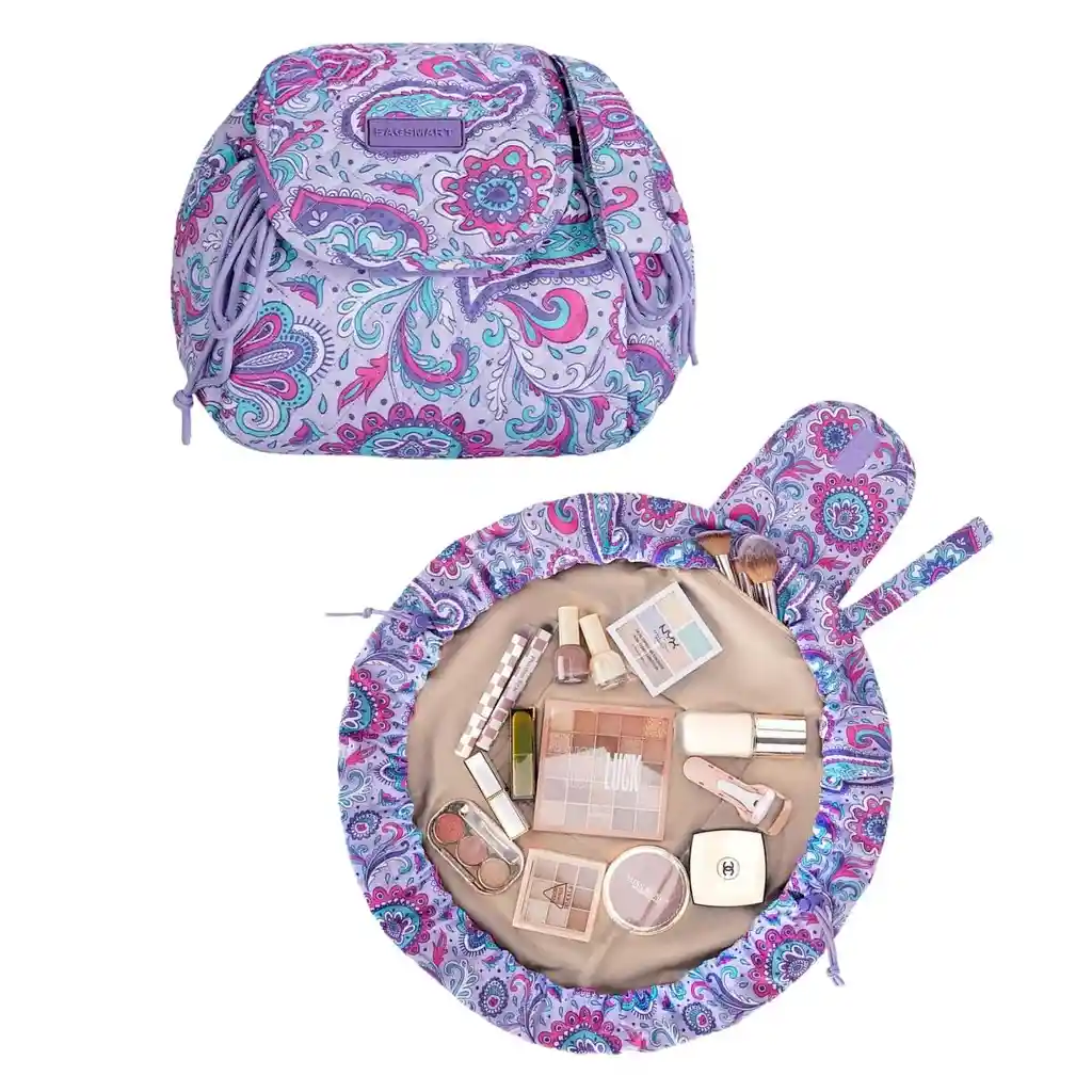 Bagsmart Cosmetiquero Wanderland Acolchado - Morado Flores