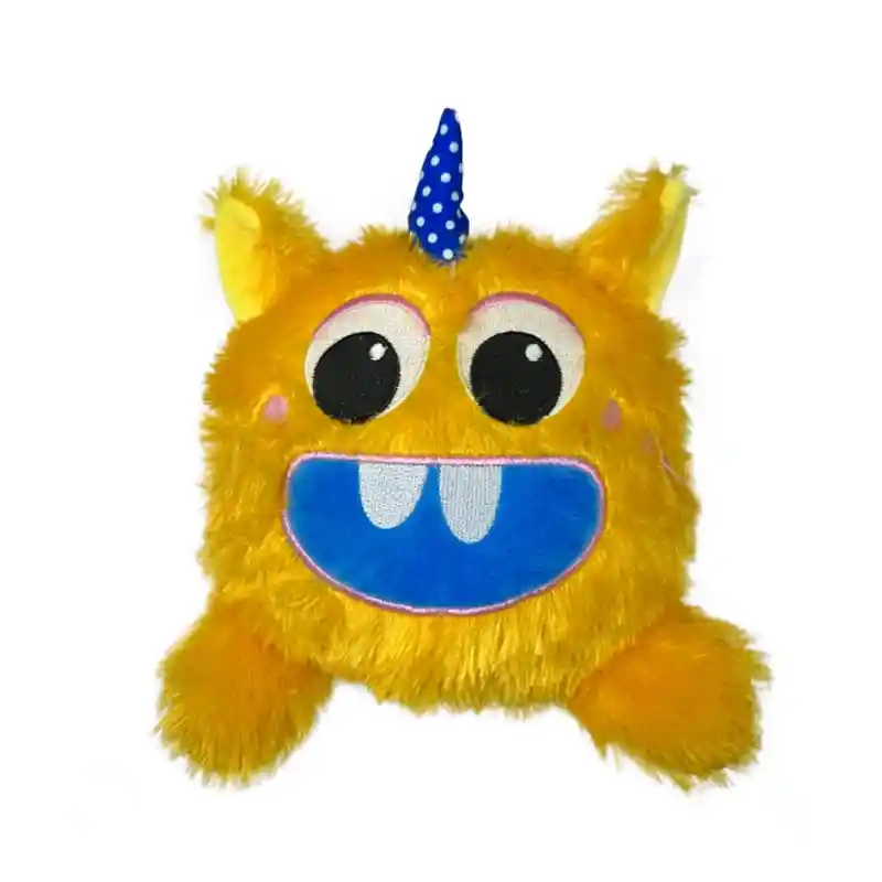 Juguete Peluche Para Mascotas Mounstruo De Felpa (amaarillo)