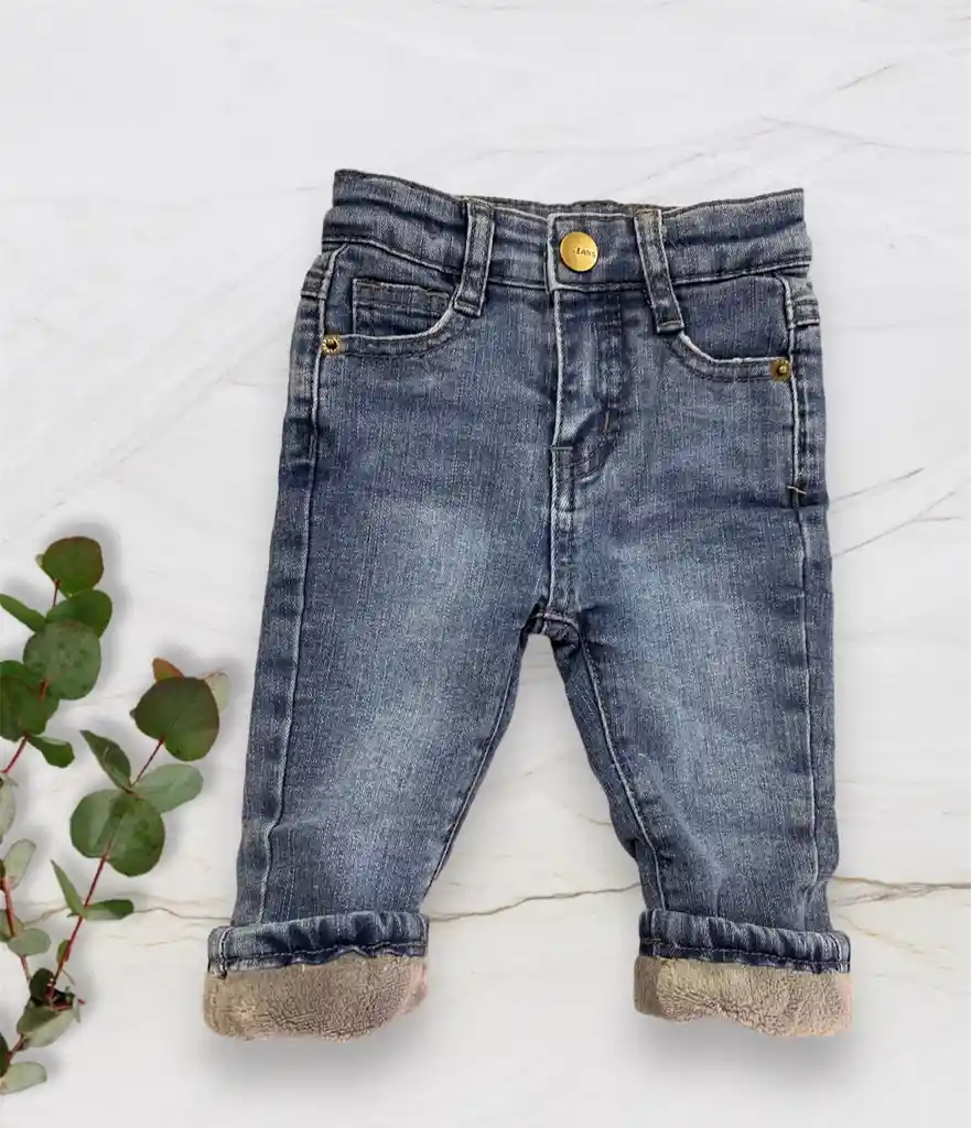 Jeans Niño Denim Claro Talla 6 Meses