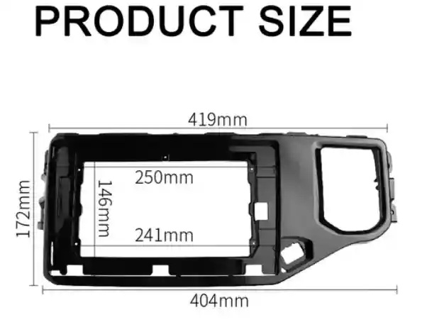 Bisel Adaptador Radio Chery Tiggo 3 De 10.1 Pulgadas 2020