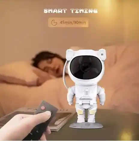 Proyector Lámpara Luz Led Galaxia Astronauta Control Nebula
